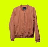 Jaqueta lisa cor terra