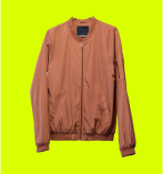 Jaqueta lisa cor terra