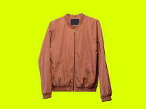 Jaqueta lisa cor terra